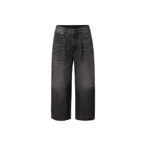 R13 SS25 Джинсы Женские Wilson Черный