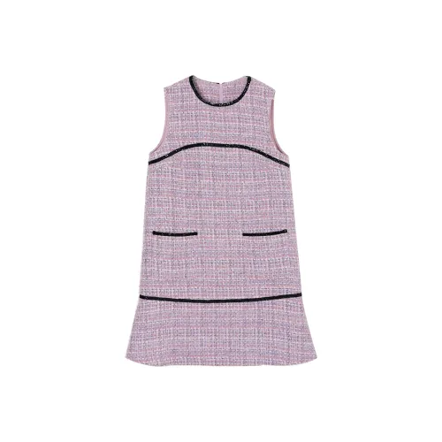 Fstudio Корейский стиль Премиум LOOK Маленький A Линия Без рукавов Вдохновленный CHANEL Майка Без рукавов Платье Женские