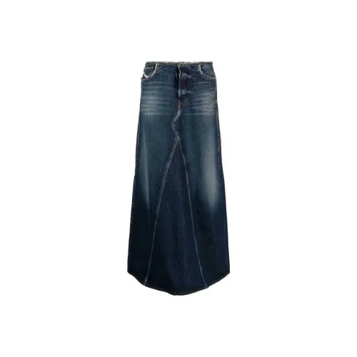 DIESEL Синие Женские Джинсовые Длинные Юбки