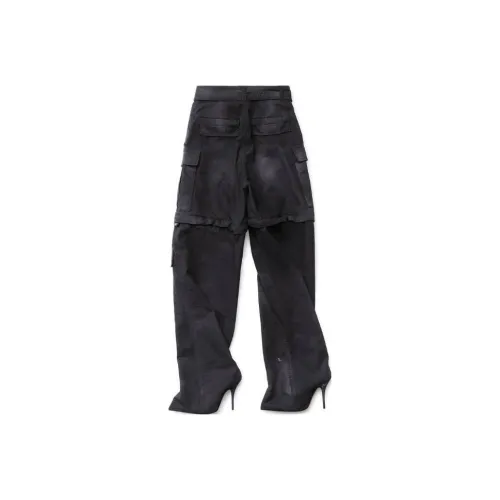 BALENCIAGA Черные Женские Брюки Карго