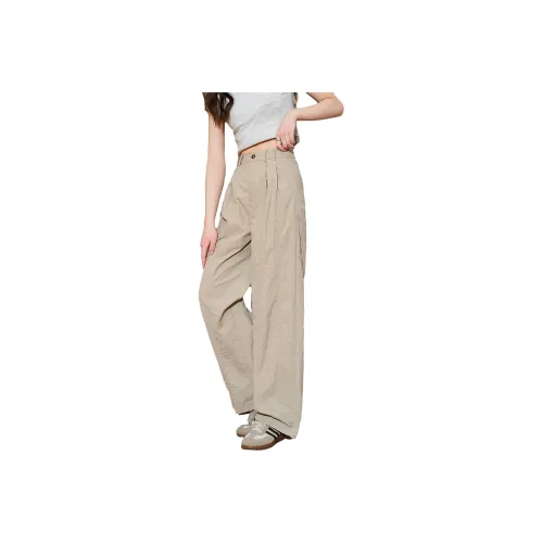 Tonlion Повседневные брюки женские светлый хаки