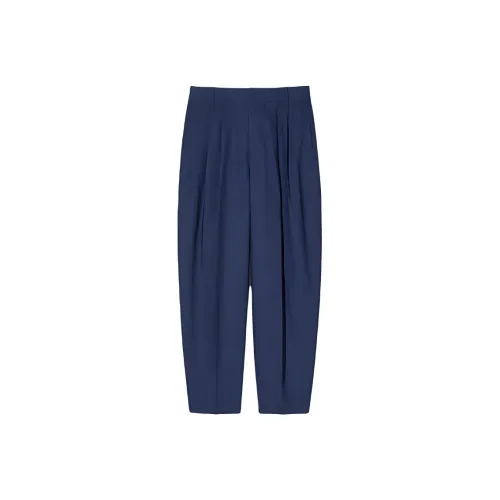 UNIQLO Comptoir des Cotonniers Collaboration SS25 Повседневные брюки Женские Синий