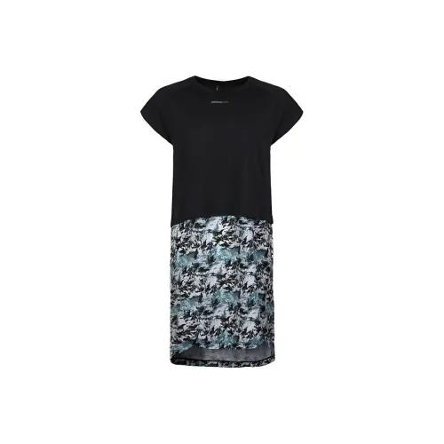 ADIDAS NEO Короткий рукав Платье Женское Черное