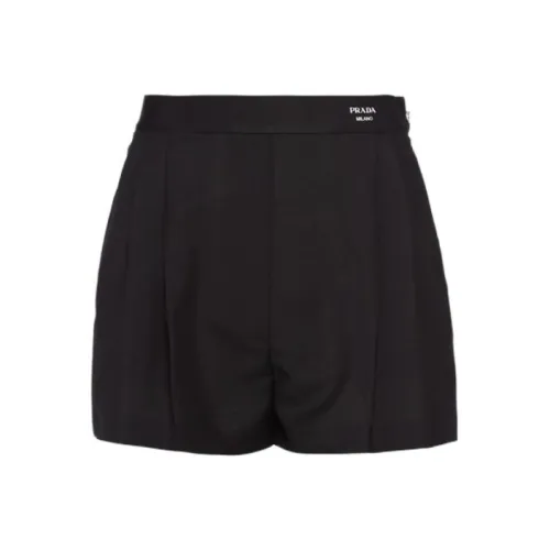 PRADA Повседневные шорты Женские Черные