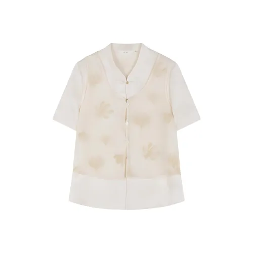 IHIMI Комплект Рубашка Matching Женская Бежевая