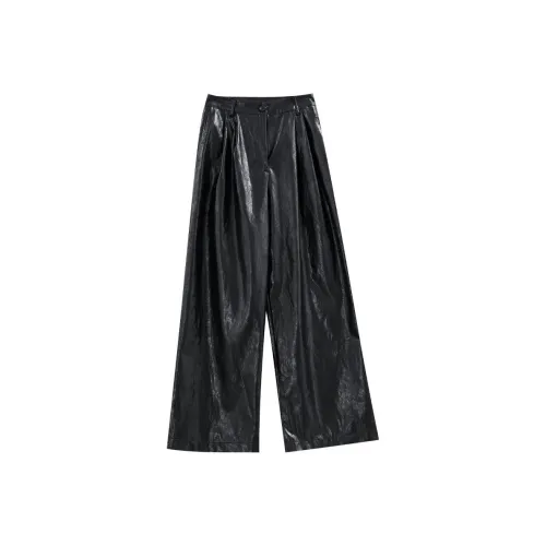 ABWEAR Кожаная одежда Брюки Женские Черные