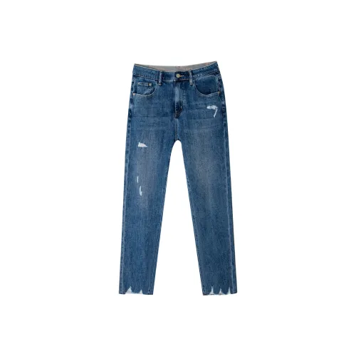 C+IMPRESS Джинсы Женские Винтаж Синий