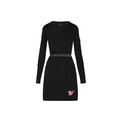 LOUIS VUITTON 10176 Платье Женское Черное