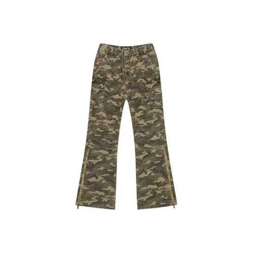 SMFK Карго Брюки Женские Камуфляж Зеленый