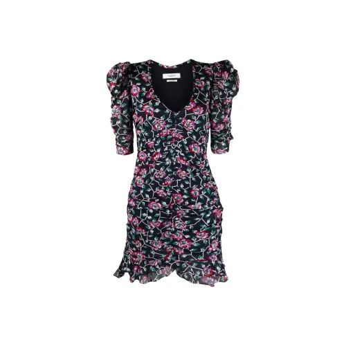 ISABEL MARANT Blue Женские Короткие Платья с Рукавами