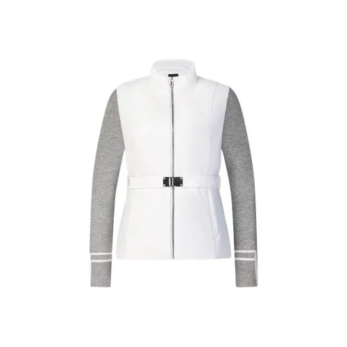 FILA GOLF серия SS25 Хлопковый пуховик Женский Нефритовый белый