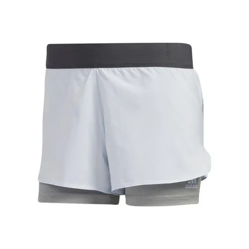 Adidas Повседневные шорты женские светло-серые