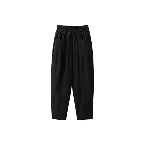 Cypress House Повседневные брюки Женские Черные