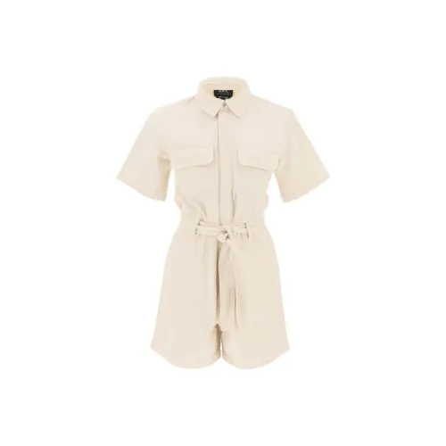 A.P.C Бежевые Женские Комбинезоны