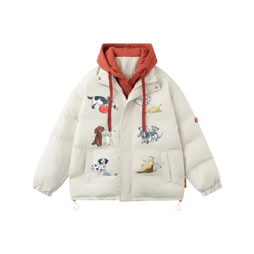 LWLG Пуховая куртка Женская Абрикос