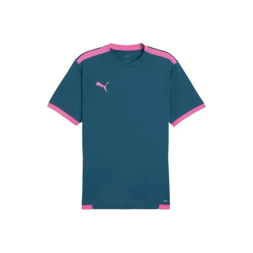PUMA Teamliga Синий Мужской T-Рубашка