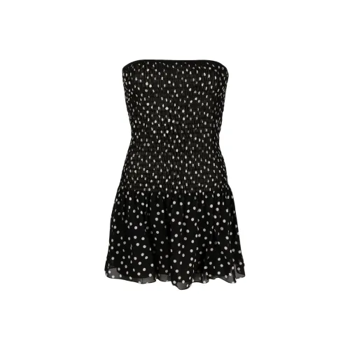 SAINT LAURENT Без рукавов Платье Женское Черное