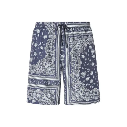 FENDI Blue Men's Beach Shorts FENDI Синий Мужские Пляжные Шорты