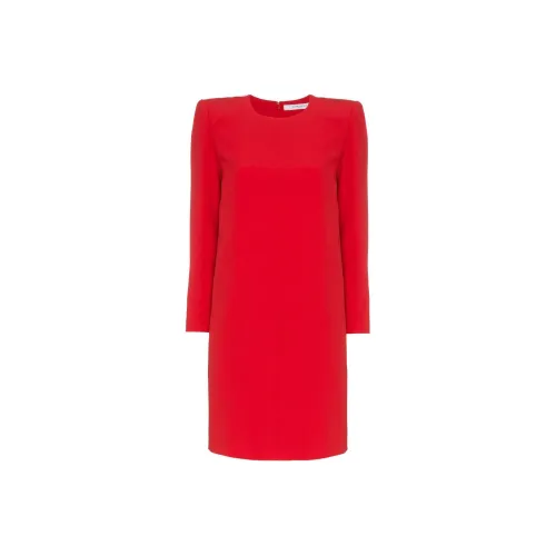 Givenchy Red Женские Длинные Рукава Платья