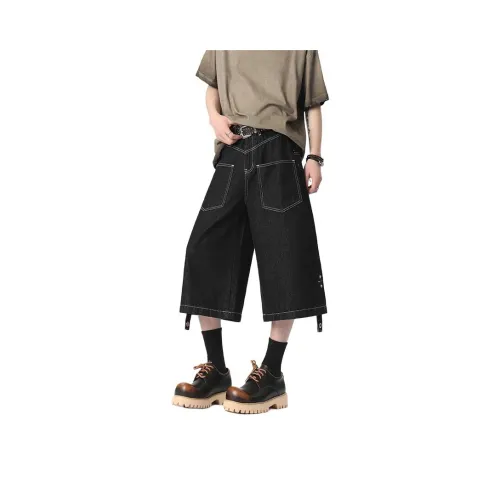 WOMA Оригинальные черные джинсовые шорты унисекс из денима