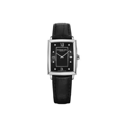 Raymond Weil Кварцевый Movement Женские Часы 22,6мм*28,1мм Черные