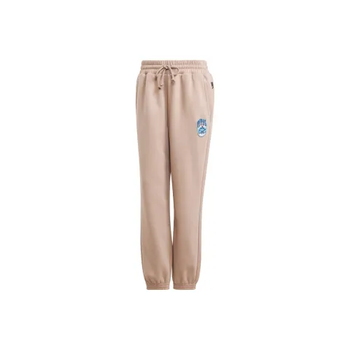 adidas originals Розово-коричневые Женские Вязаные Тренировочные Брюки