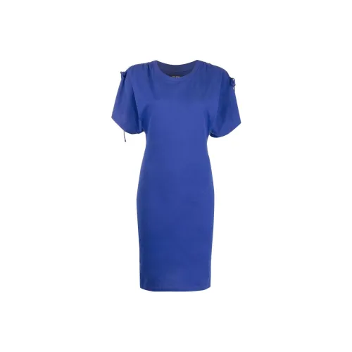 ISABEL MARANT Blue Женские Короткие Платья с Рукавами