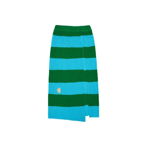 Melting Sadness Юбка Синий Зеленый