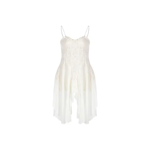 COVER TIME Бежевые Женские Слиплатья