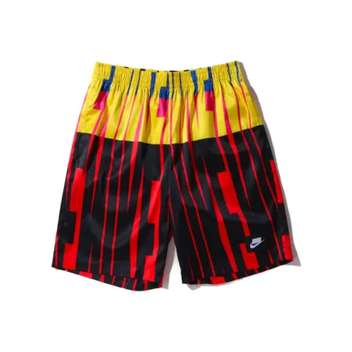 NIKE Многоцветные Женские Повседневные Шорты