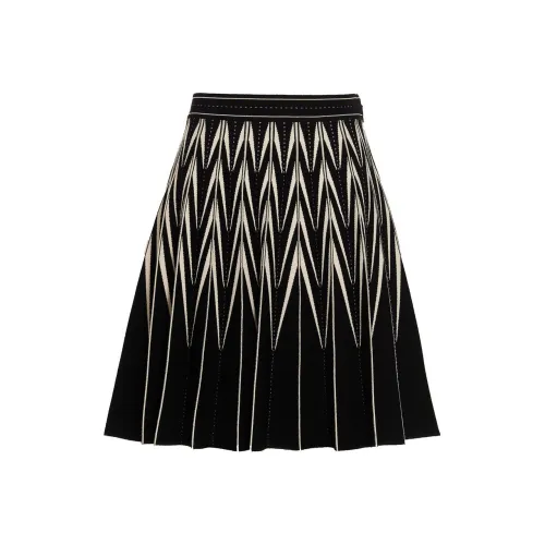 Alexander McQueen Черные Женские Вязаные Длинные Юбки