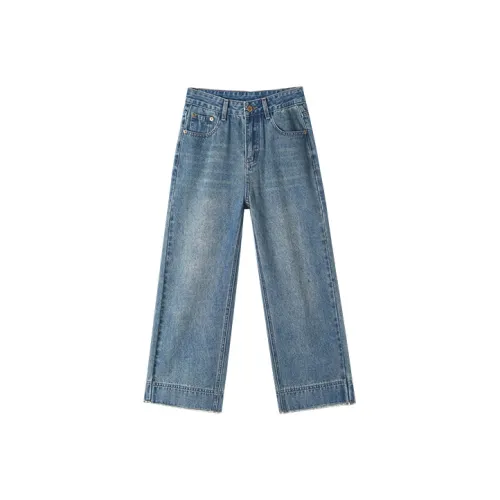 HIPPIEMISS Джинсы Женские Винтаж Синий