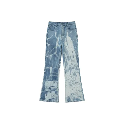 KODAKBLACK KBLC Джинсы Женские Винтаж Синий