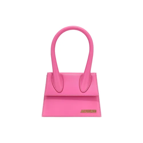 Jacquemus Le Chiquito Сумка из кожи буйвола одно плечо среднего размера женская розовая