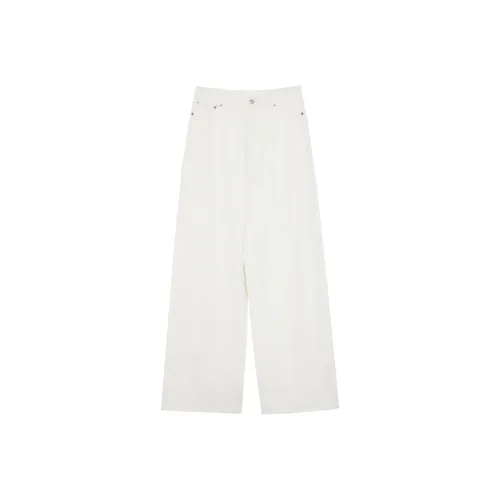 LETTRANS Белые Женские Джинсы