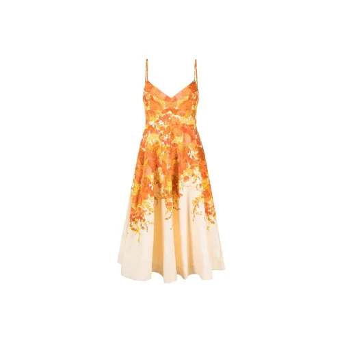 Zimmermann Апельсин Женские Платья без рукавов