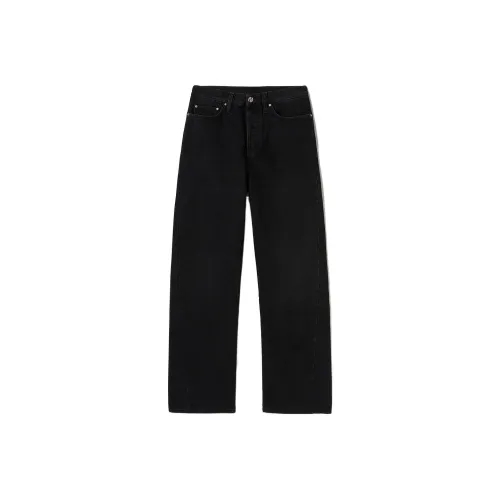 TOTEME Выцветшие черные женские джинсы