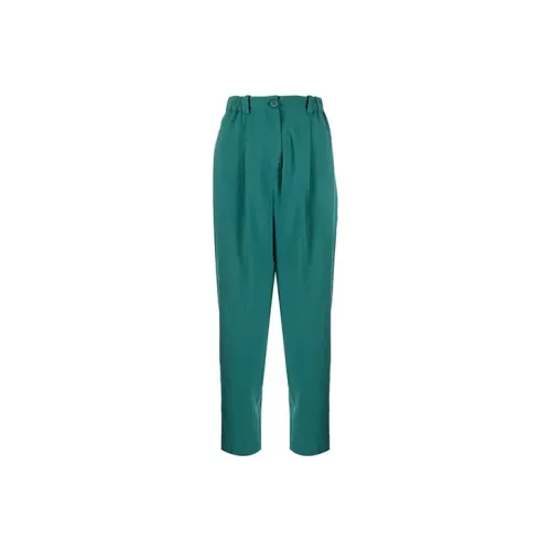 KENZO Зеленые Женские Костюмные Брюки