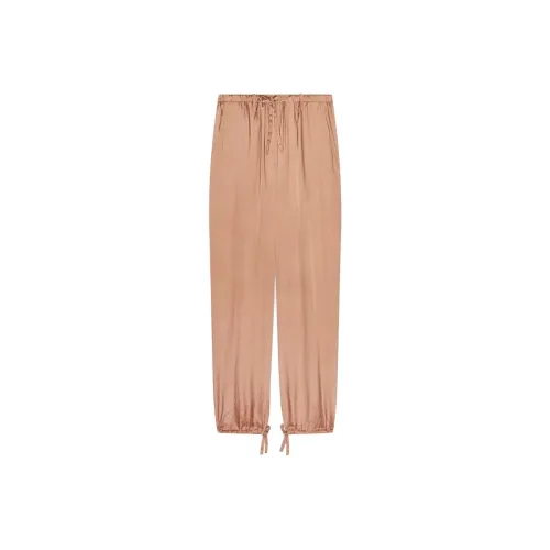 DRIES VAN NOTEN Миндально-бежевые Женские Повседневные Брюки