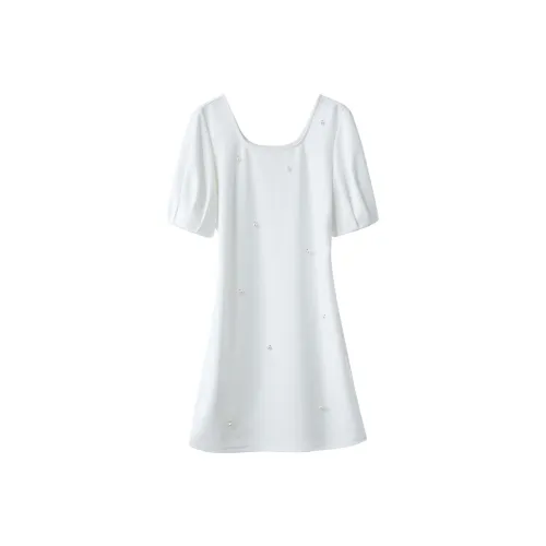 AMII Короткое платье с короткими рукавами женское