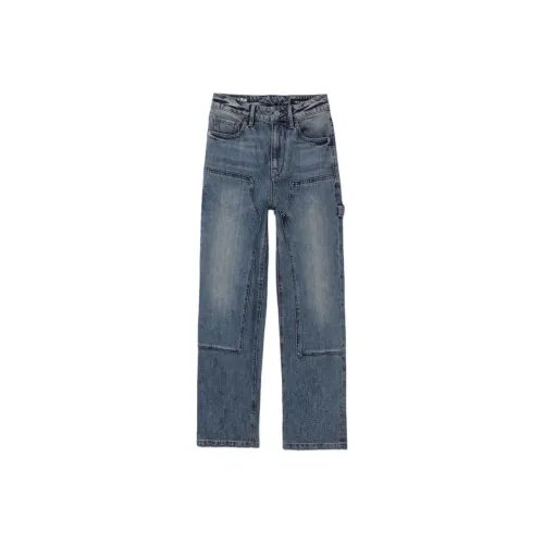 ABLE JEANS SS24 Джинсы Женские Винтаж Зеленый