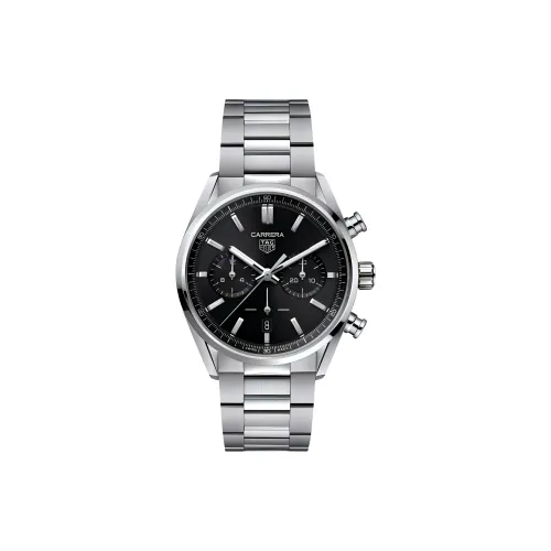 TAG HEUER Автоматический Механический Механизм Мужские Часы Carrera Collection 42 мм Черные