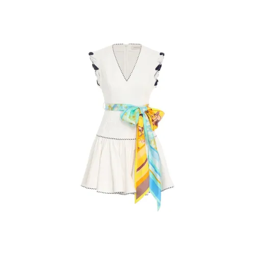 Zimmermann Слоновая кость Женские Платья без рукавов