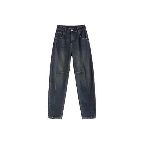 SITOL Джинсы Женские Ностальгический Синий