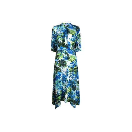 STELLA MCCARTNEY Blue Женские Короткие Платья с Рукавами