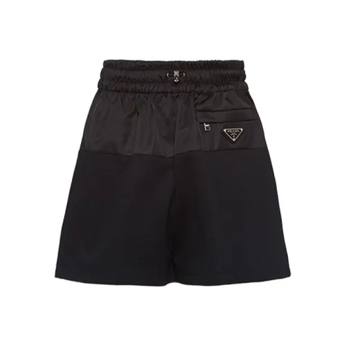 PRADA Черные Женские Повседневные Шорты