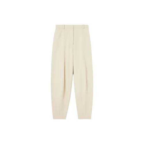 Loro Piana Экрю Женские Повседневные Брюки
