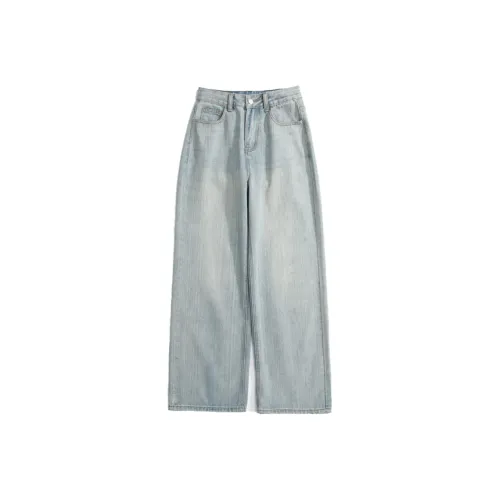 CHARM PICK SS24 Джинсы Женские Светло-Синий