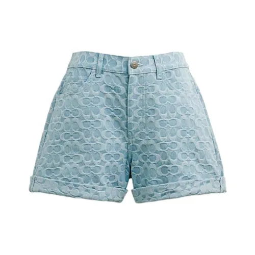 COACH Повседневные шорты Женские Blue