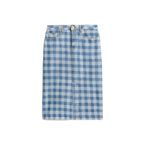 AMIPARIS Деним Длинная Юбка Женская